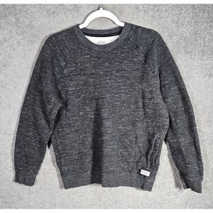 Banks Journal Sweatshirt‎ Mens Size S Organic Cotton Crew Neck Pockets Pullover